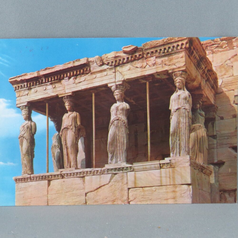 Vintage Postcard - Athens the Caryatids - Hannibal